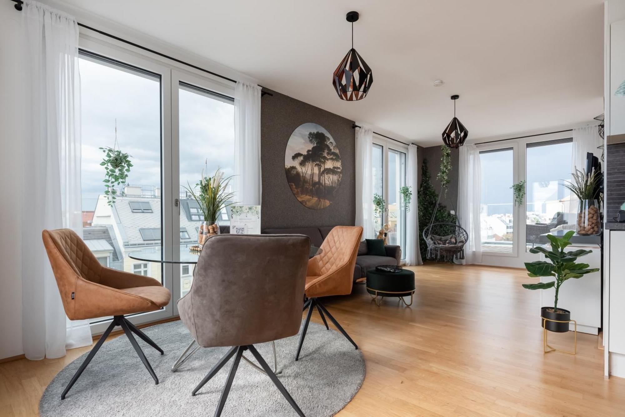 Apartment Mit Traumhafter Dachterrasse & Weitblick Wien Exteriör bild