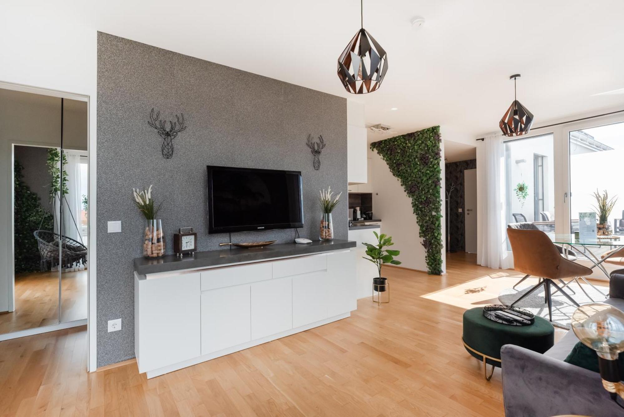Apartment Mit Traumhafter Dachterrasse & Weitblick Wien Exteriör bild