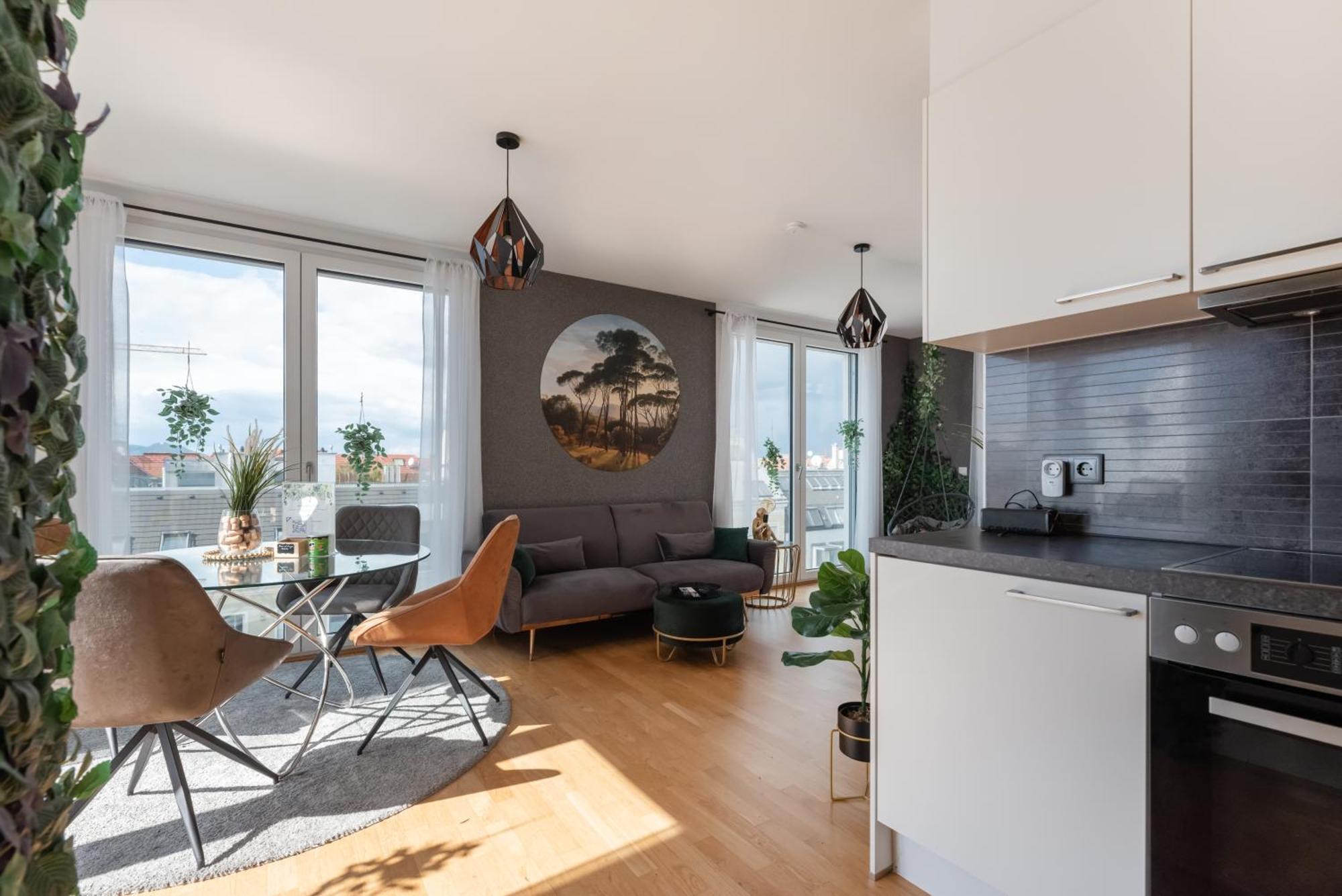 Apartment Mit Traumhafter Dachterrasse & Weitblick Wien Exteriör bild