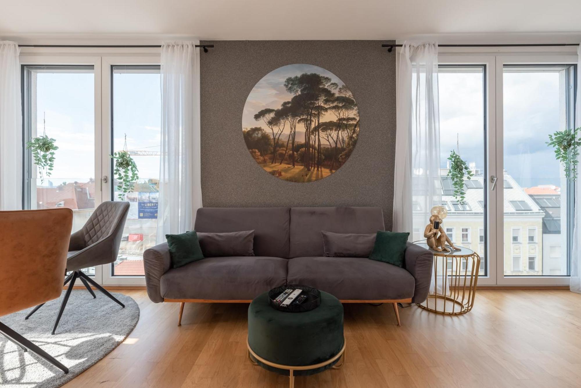 Apartment Mit Traumhafter Dachterrasse & Weitblick Wien Exteriör bild